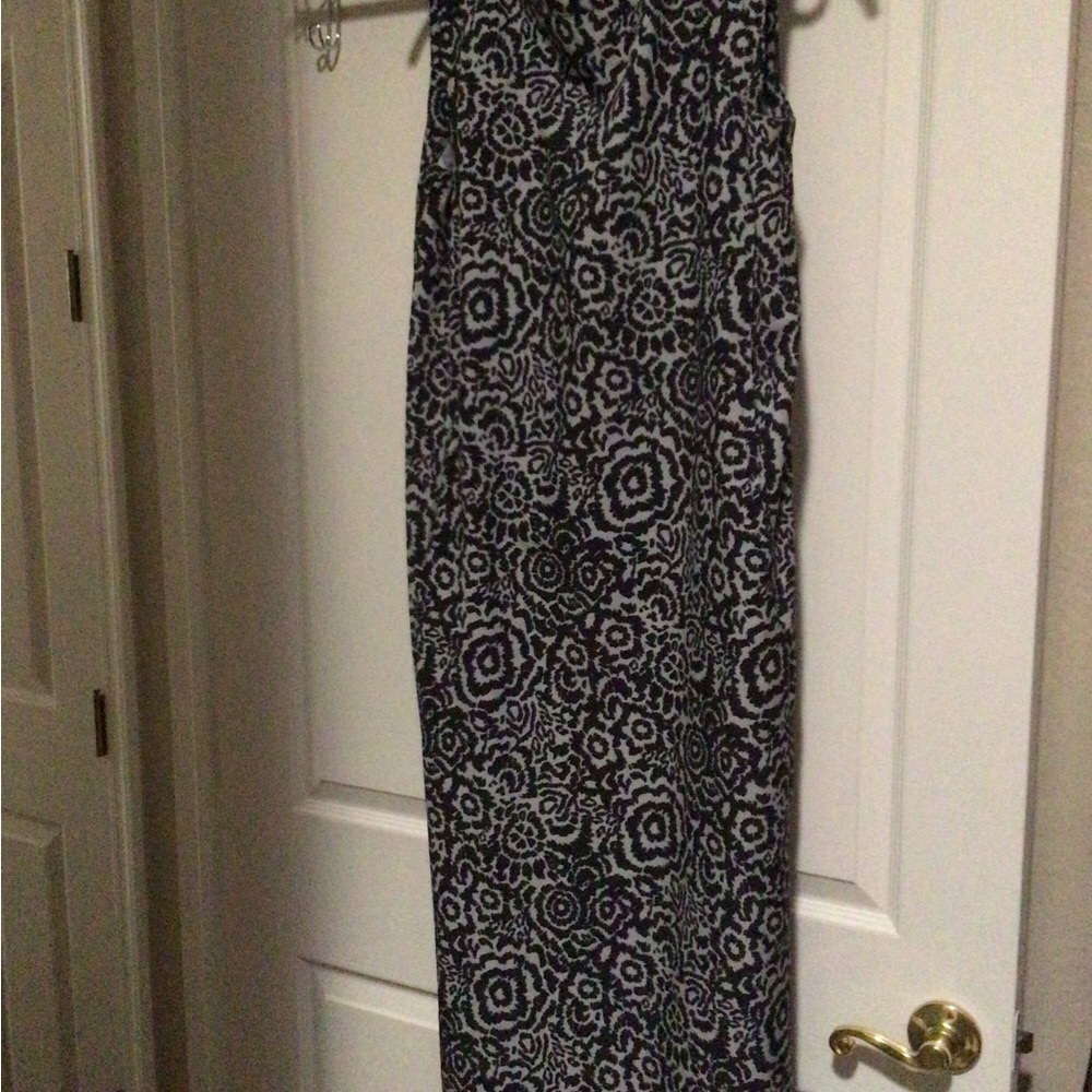 Black and White Floral Dress